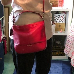 Coach Hot Pink Crossbody EUC